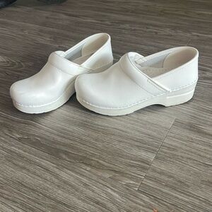 Dansko White Clogs - Size 37